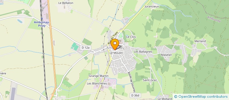 localisation de l'entreprise ASSOCIATION DES JEUNES 2000 à AMBRONAY