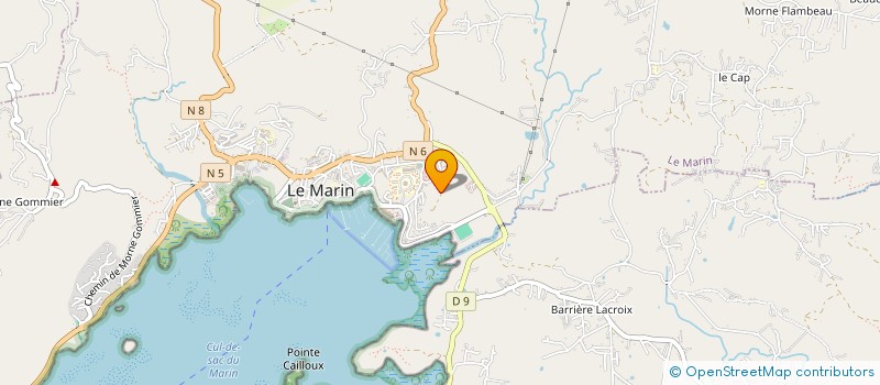 localisation de l'entreprise ASSOCIATION DES JEUNES ACTIFS MARINOIS à LE MARIN