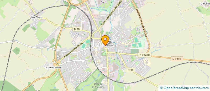 localisation de l'entreprise ASSOCIATION DES JEUNES AGRICULTEURS DE CHANTONNAY  CHANTONNAY