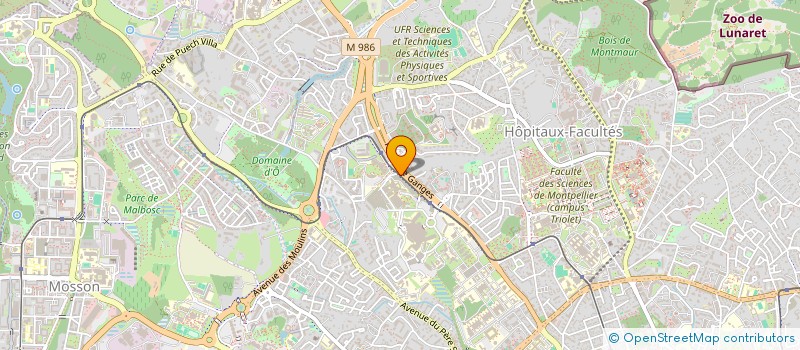 localisation de l'entreprise ASSOCIATION DES JEUNES ANESTHESISTES REANIMATEURS DU LANGUEDOC ROUSSILLON à MONTPELLIER