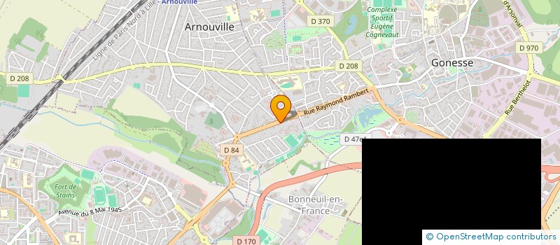 localisation de l'entreprise ASSOCIATION DES JEUNES ARNOUVILLOIS  ARNOUVILLE