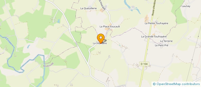 localisation de l'entreprise ASSOCIATION DES JEUNES CHASSEURS DE LA MAYENNE  MONTFLOURS
