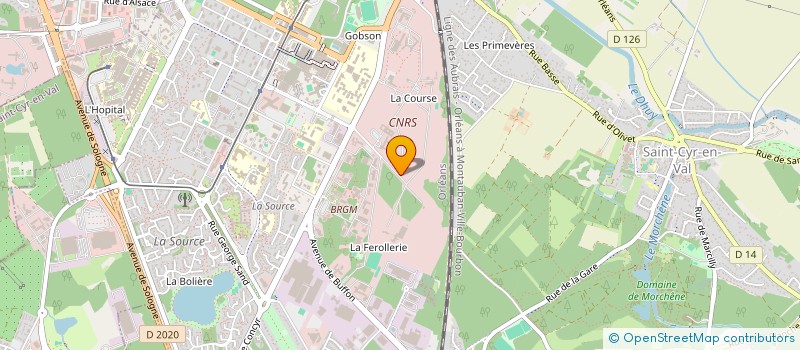 localisation de l'entreprise ASSOCIATION DES JEUNES CHERCHEURS EN ARCHEOMETALLURGIE à ORLEANS