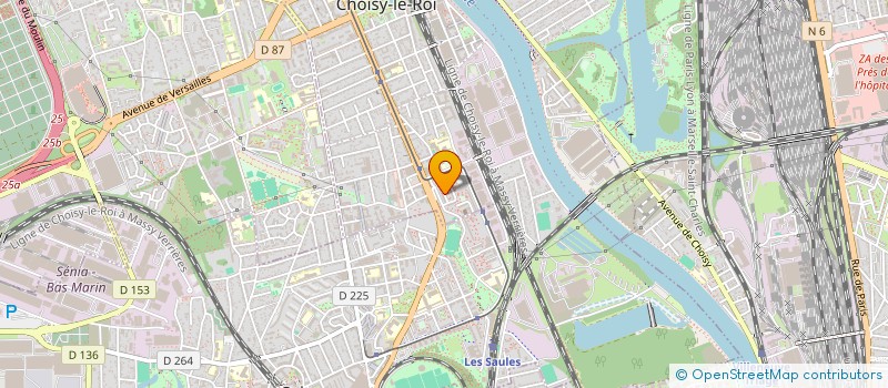 localisation de l'entreprise ASSOCIATION DES JEUNES CHOISYENS à CHOISY-LE-ROI