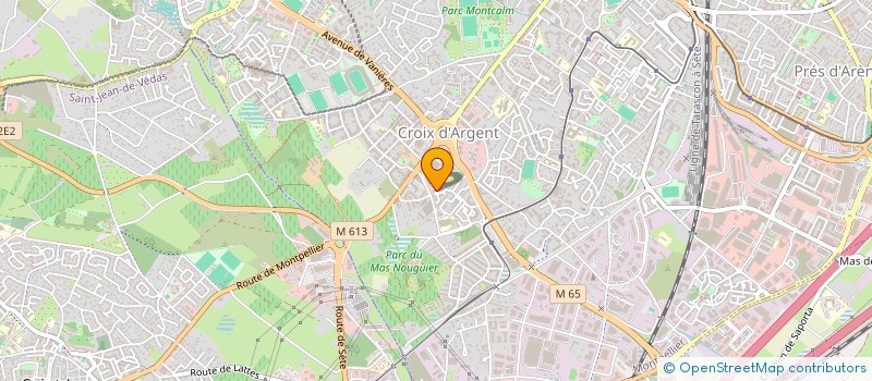 localisation de l'entreprise ASSOCIATION DES JEUNES COMORIENS DE L'HERAULT à MONTPELLIER