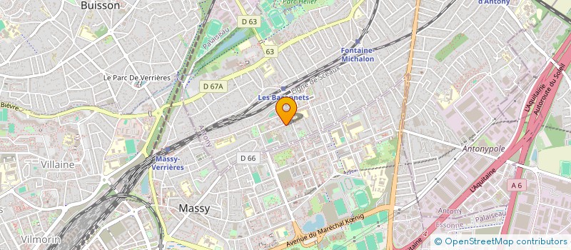 localisation de l'entreprise ASSOCIATION DES JEUNES D ANTONY à ANTONY