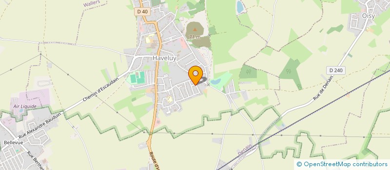 localisation de l'entreprise ASSOCIATION DES JEUNES D HAVELUY  HAVELUY