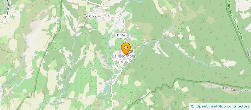 localisation de l'entreprise ASSOCIATION DES JEUNES DE BELLECOMBE LOU RIGAOU  BELLECOMBE-TARENDOL