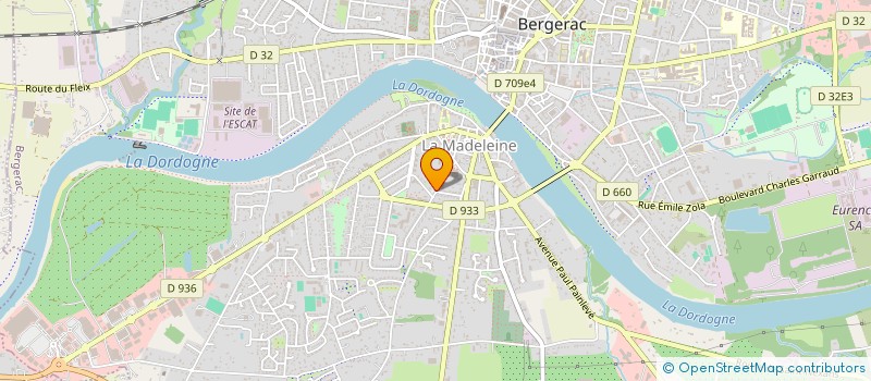 localisation de l'entreprise ASSOCIATION DES JEUNES DE BERGERAC à BERGERAC