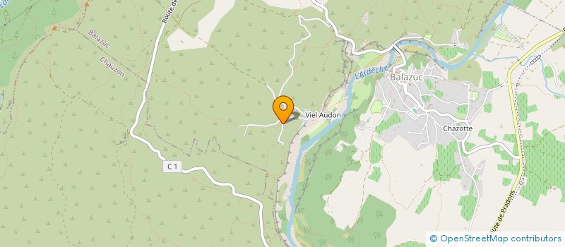 localisation de l'entreprise ASSOCIATION DES JEUNES DE CHANTIER à BALAZUC