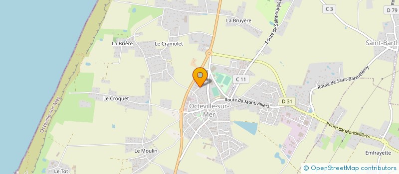 localisation de l'entreprise ASSOCIATION DES JEUNES DE DONDOU AU HAVRE à OCTEVILLE-SUR-MER