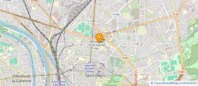 localisation de l'entreprise ASSOCIATION DES JEUNES DE FIZANLOUMA EN FRANCE à SAINT-DENIS