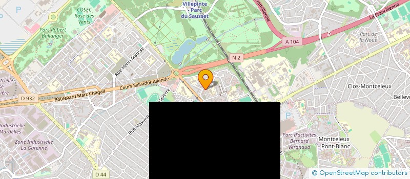 localisation de l'entreprise ASSOCIATION DES JEUNES DE LA COMMUNE DE BAMAKO EN FRANCE à AULNAY-SOUS-BOIS