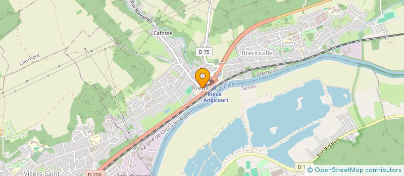 localisation de l'entreprise ASSOCIATION DES JEUNES DE RIEUX  RIEUX