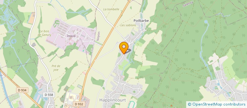 localisation de l'entreprise ASSOCIATION DES JEUNES DE TARLEFESSE  NOYON