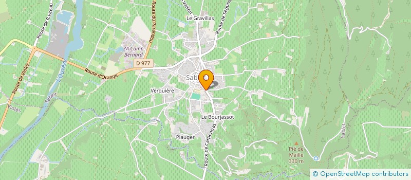 localisation de l'entreprise ASSOCIATION DES JEUNES DE VILLEDIEU LES RINGARDS  VILLEDIEU