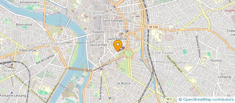 localisation de l'entreprise ASSOCIATION DES JEUNES DES CONSERVATOIRES  TOULOUSE