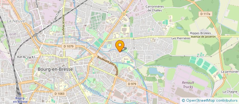 localisation de l'entreprise ASSOCIATION DES JEUNES DES DIMES  BOURG-EN-BRESSE