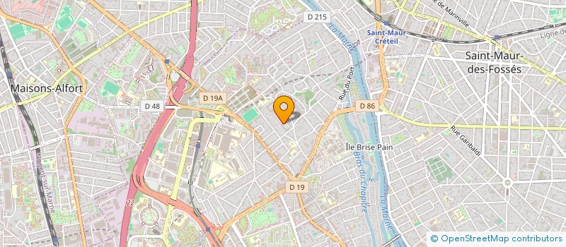 localisation de l'entreprise ASSOCIATION DES JEUNES DES TILLEULS à CRETEIL