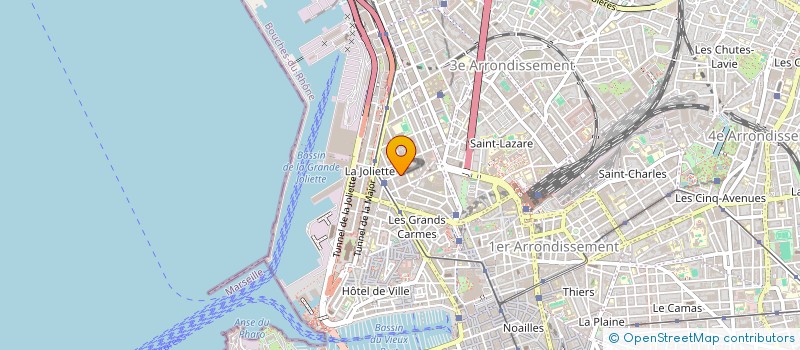 localisation de l'entreprise ASSOCIATION DES JEUNES ENTREPRENEURS DE MARSEILLE - TREIZ' ENTREPRENANTS à MARSEILLE