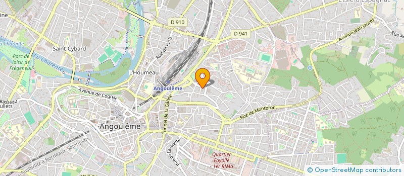 localisation de l'entreprise ASSOCIATION DES JEUNES IVOIRIENS à ANGOULEME