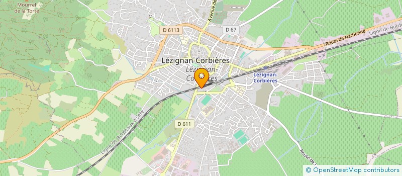 localisation de l'entreprise ASSOCIATION DES JEUNES LEZIGNANAIS à LEZIGNAN-CORBIERES