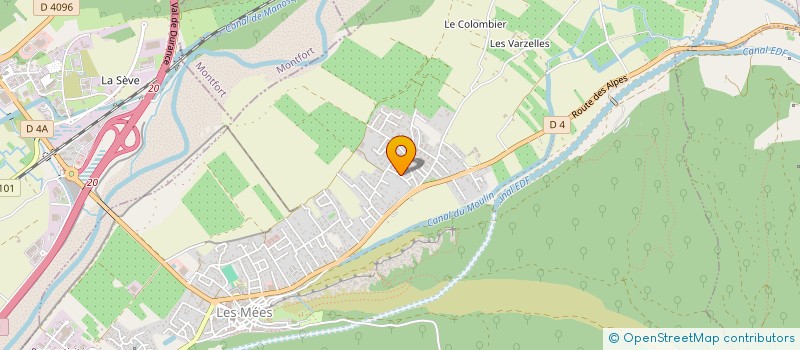 localisation de l'entreprise ASSOCIATION DES JEUNES MEENS à LES MEES