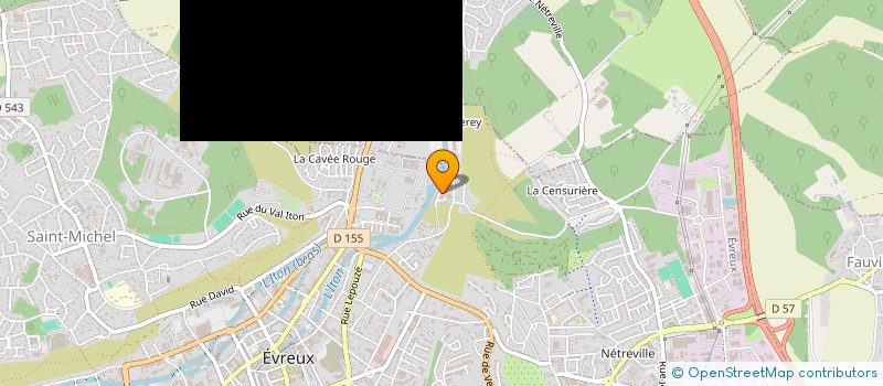 localisation de l'entreprise ASSOCIATION DES JEUNES POUR JESUS CHRIST  EVREUX