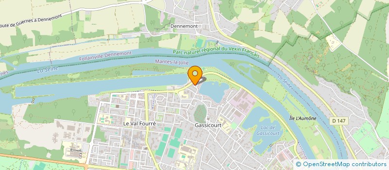 localisation de l'entreprise ASSOCIATION DES JEUNES RESSORTISSANTS DE KEDOUGOU YERI MAYO  MANTES-LA-JOLIE