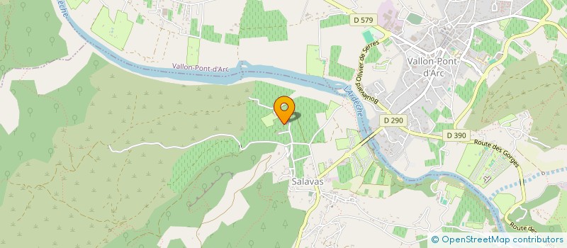 localisation de l'entreprise ASSOCIATION DES JEUNES SALAVASSIENS à SALAVAS