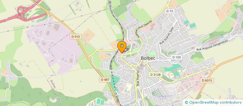 localisation de l'entreprise ASSOCIATION DES JEUNES SAPEURS POMPIERS DE BOLBEC  BOLBEC