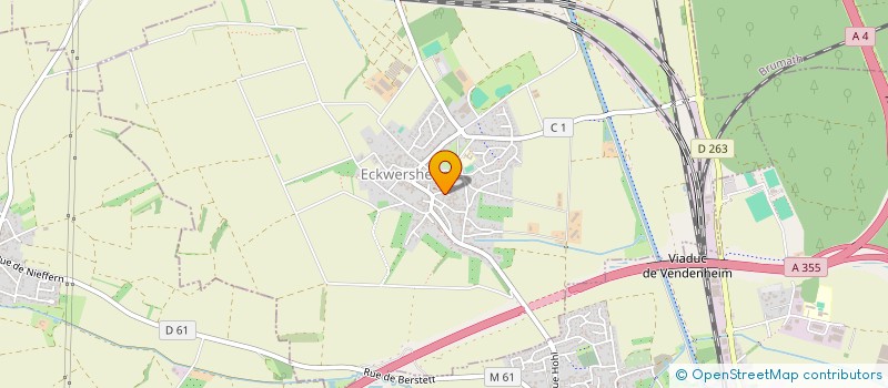 localisation de l'entreprise ASSOCIATION DES JEUNES SAPEURS POMPIERS DE LA SECTION D'ECKWERSHEIM  ECKWERSHEIM