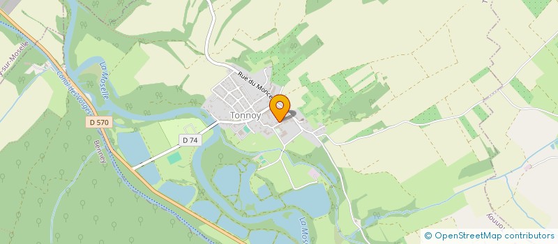 localisation de l'entreprise ASSOCIATION DES JEUNES SAPEURS-POMPIERS DE TONNOY  TONNOY