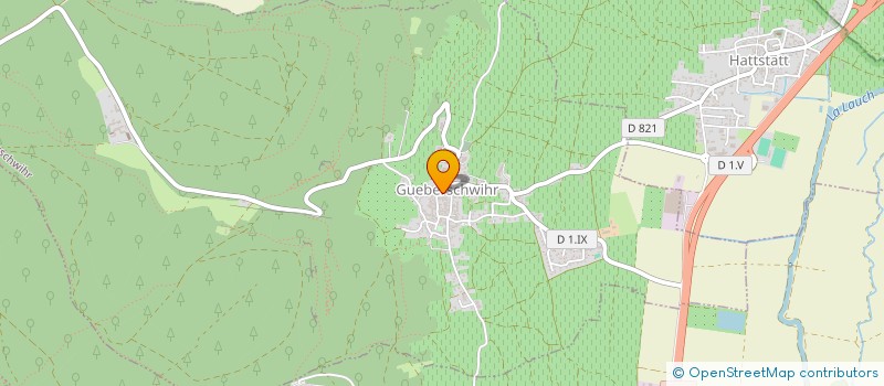 localisation de l'entreprise ASSOCIATION DES JEUNES SAPEURS-POMPIERS DES TROIS CHATEAUX  VGTLINSHOFFEN