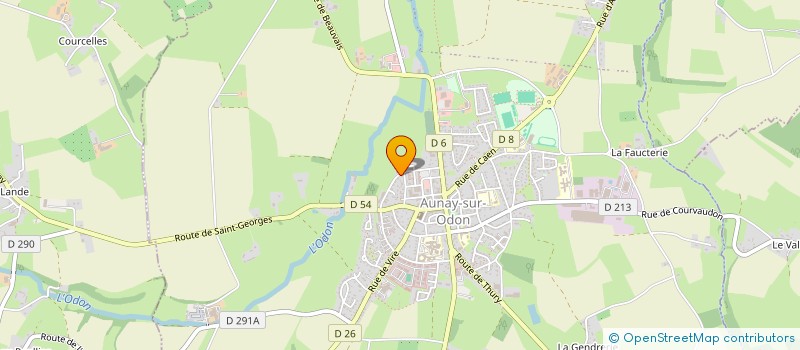 localisation de l'entreprise ASSOCIATION DES JEUNES SAPEURS POMPIERS DU PRE BOCAGE  LES MONTS D'AUNAY