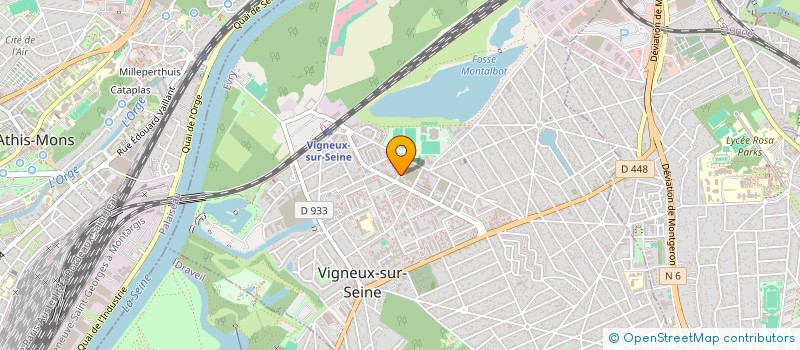localisation de l'entreprise ASSOCIATION DES JEUNES VIGNEUSIENS à VIGNEUX-SUR-SEINE