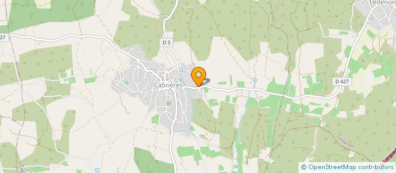 localisation de l'entreprise ASSOCIATION DES JEUX DE SOCIETE DE CABRIERES  CABRIERES