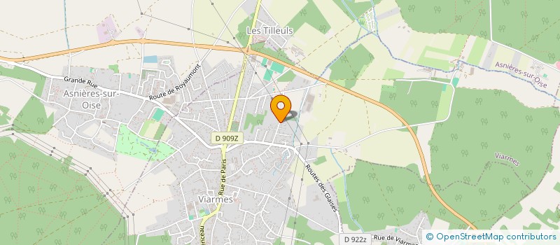 localisation de l'entreprise ASSOCIATION DES JOUEURS DE RUGBY DE GONESSE  VIARMES