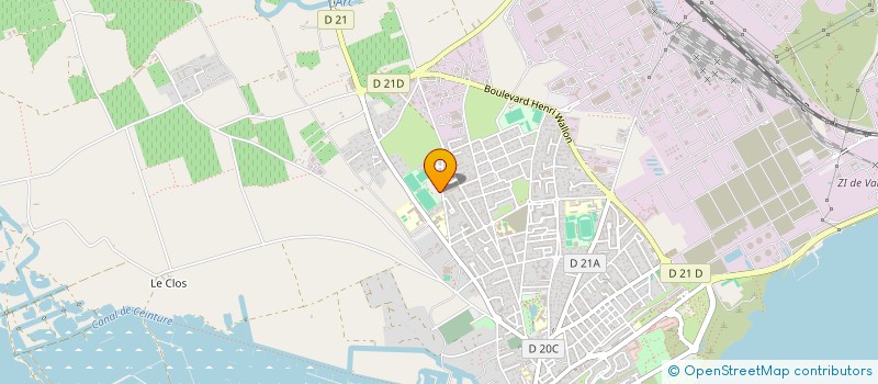 localisation de l'entreprise ASSOCIATION DES JOUEURS DU CO BERRE  BERRE-L'ETANG