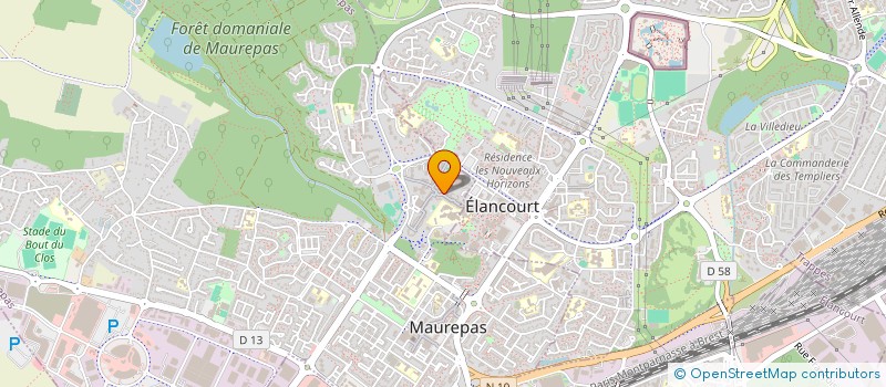 localisation de l'entreprise ASSOCIATION DES JOURNALISTES EN EXIL  MAUREPAS