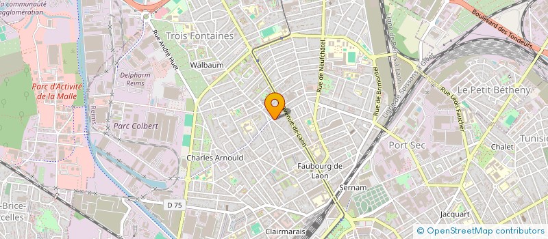 localisation de l'entreprise ASSOCIATION DES JOURNEES DE PRINTEMPS 2026 REIMS  REIMS