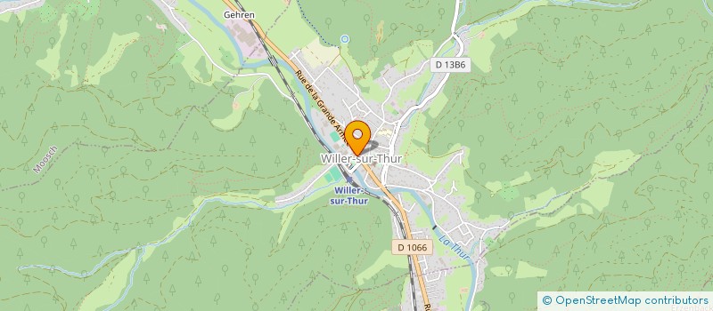localisation de l'entreprise ASSOCIATION DES JSP DE WILLER SUR THUR  WILLER-SUR-THUR