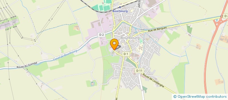 localisation de l'entreprise ASSOCIATION DES JSP DU CANTON DE BOURBOURG  BOURBOURG