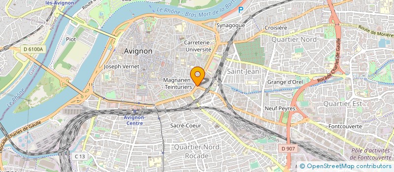 localisation de l'entreprise ASSOCIATION DES JUGES CONSULAIRES  AVIGNON