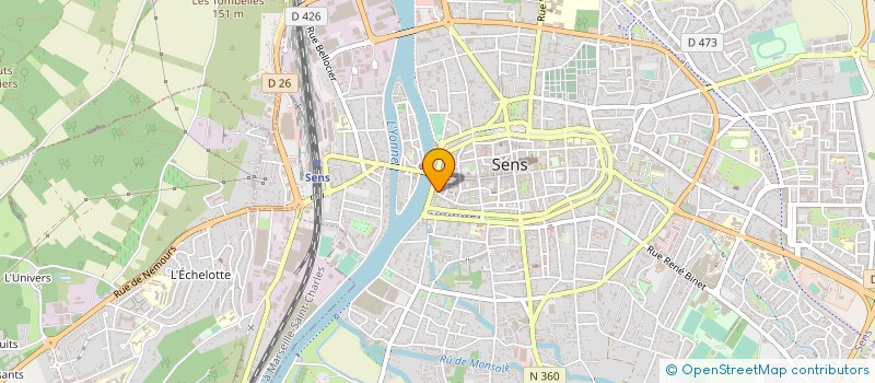 localisation de l'entreprise ASSOCIATION DES JUGES CONSULAIRES DE SENS à SENS
