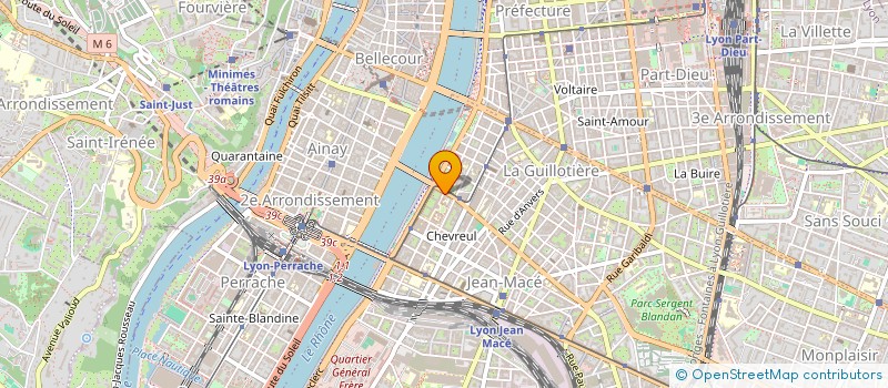 localisation de l'entreprise ASSOCIATION DES JURISTES DE MANAGEMENT JURIDIQUE DES AFFAIRES  LYON