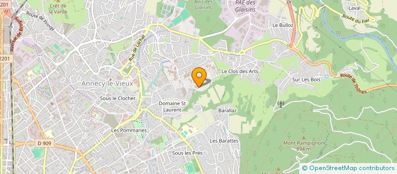 localisation de l'entreprise ASSOCIATION DES JURISTES LINGUISTES D'ANNECY à ANNECY