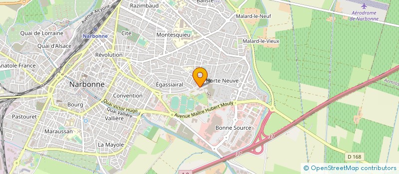 localisation de l'entreprise ASSOCIATION DES JURISTES NARBONNAIS  NARBONNE