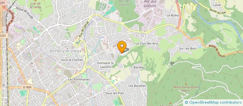 localisation de l'entreprise ASSOCIATION DES JURISTES TRANSFRONTALIERS (AJT) à ANNECY