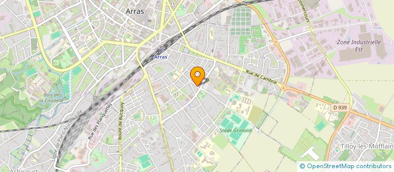 localisation de l'entreprise ASSOCIATION DES LANGUES ET CULTURES INTITULEE FLOTTE ORIENTALE à ARRAS
